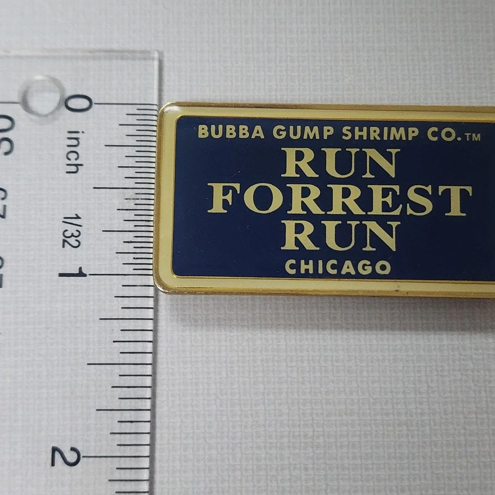 Vtg 1998 Bubba Gump Shrimp Company Restaurant Chicago, IL Souvenir Fridge Magnet